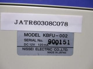 NISSEI FEEDBACK CONTROLLER UNIT KBFU-002 DC12V 120mA