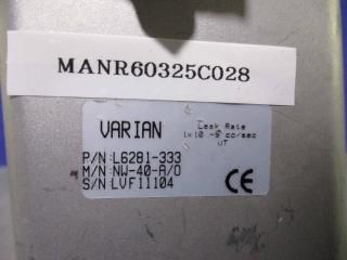 Varian L6281332 NW25 Right-Angle Block Valve /35A-AAA-DDAJ-1KA