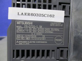 MITSUBISHI FR-D720-1.5K 200V С
