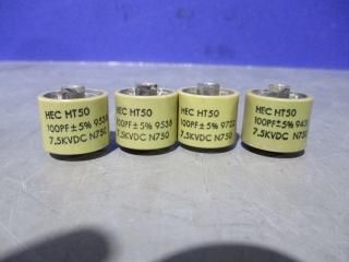  HEC HT50 100PF5% 7.5KVDC N750 4