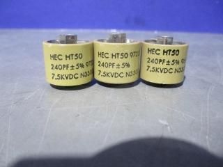 HEC HT50 240PF5% 7.5KVDC N3300 3
