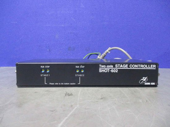 中古 SIGMA KOKI TWO-AXIS STAGE CONTROLLER SHOT-602 AC100-120V 50-60Hz -  growdesystem