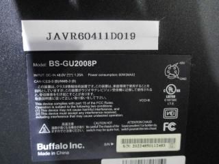  BUFFALO å BS-GU2008P DC-IN48V 1.25A 60W MAX