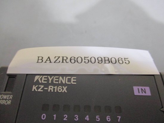 中古 KEYENCE キーエンス KZ-R16X リモートI/O 16点入力ユニット - growdesystem