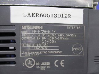 MITSUBISHI INVERTER FR-E720-0.1K С 200V