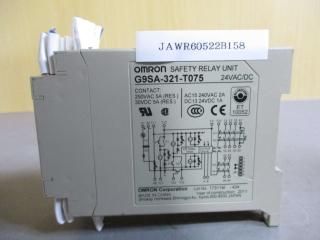  OMRON SAFETY RELAY G9SA-321-T075  24VAC/DC