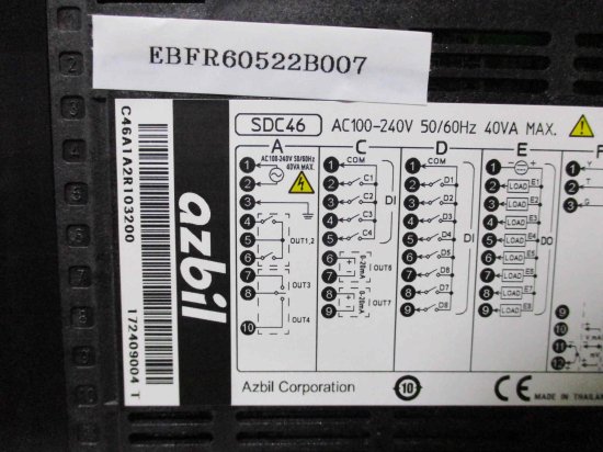 新古azbil デジタル指示調節計 SDC46 - growdesystem