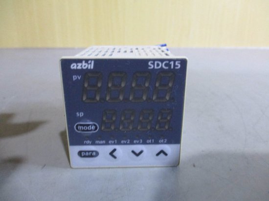 中古 AZBIL SDC15 デジタル指示調節計 2個 - growdesystem