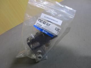 SMC VT307-5DZ-02-F valve sol 24vdc, VT3/VO3 SOL VALVE 3-PORT