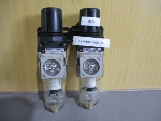 SMC AW2001-01BG  Filter Regulator 2SET