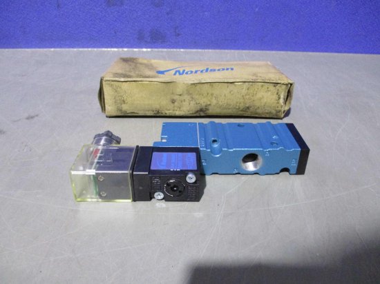 新古 NORDSON 7600581 ソレノイドバルブ 24VDC 12.7W 2個 - growdesystem