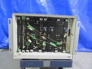  Agilent/HP E1401B 13-Slot High Power VXI Mainframe+10 Module CardsOK>̡