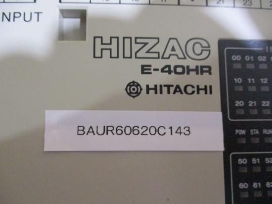 HITACHI E-40HR HIZACEシリーズ プログラマブル・コントローラ HITACHI E-40HR HIZACEシリーズ プログラマブル・コントローラ