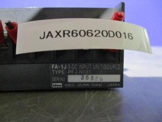  IDEC FA-1J PFJ-T081 8-RELAY OUTPUT UNIT/FA-1J PFJ-N081 8-DC INPUT UNIT(SOURCE)