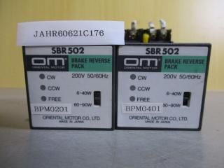  ORIENTAL MOTOR BRAKE REVERSE PACK SBR502 ̵֥졼ѥå 2