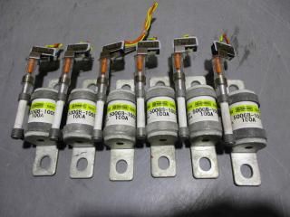  Hinode 500GB-100S Cylindrical Fast Acting Fuse 100A 07657 6
