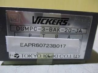  Vickers Tokyo Keiki DGMPC-3-BAK-20-JA  Directional Control Valve 