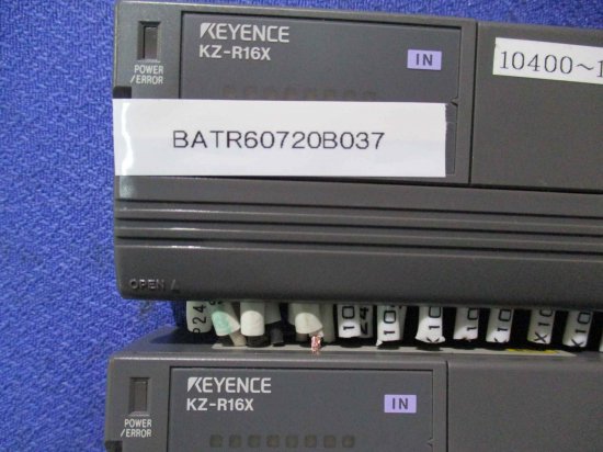 中古KEYENCE キーエンス KZ-R16X リモートI/O 16点入力ユニット 2個 - growdesystem