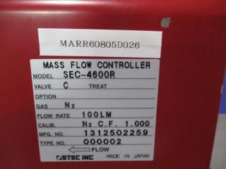 HoribSTEC SEC-4600R Mass Flow Controller 100LM