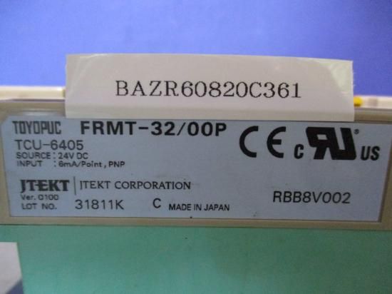 中古 Toyopuc TCU-6405 FRMT-32/00PリモートI/Oターミナル
