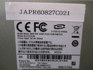 ATEN CS-9134  MASTER VIEW PLUS KVM SWITCH 