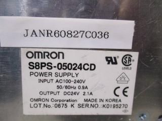 OMRON S8PS-05024CD POWER SUPPLY Input 100-240V Output DC24 2.1A