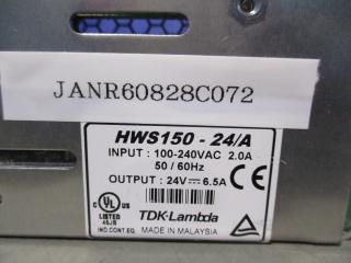 TDK LAMBDA POWER SUPPLY HWS150-24/A AC 100-240VAC 2.0A 24V 6.5A 