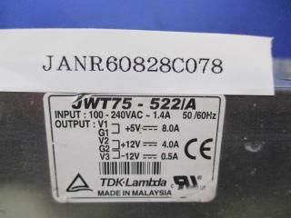 TDK-Lambda åŸ JWT75-522/A