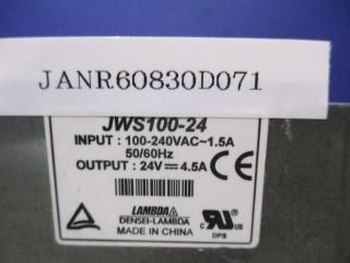 NEMIC-LAMBDA JWS100-24/A åŸ  AC 100-240VAC 1.5A DC 24V 4.5A 
