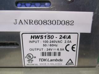 TDK LAMBDA POWER SUPPLY HWS150-24/A AC 100-240VAC 2.0A 24V 6.5A 