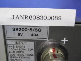 NEMIC LAMBDA SR200-5/5G å Ÿ 5V 40A
