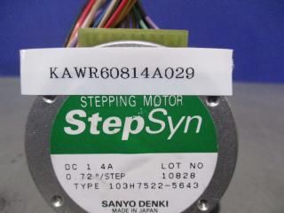  Sanyo Denki 103H7522-5643 StepSyn Stepping Motor