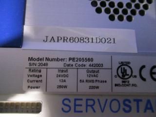 Kollmorgen Servostar PD Servo Driver PE205560