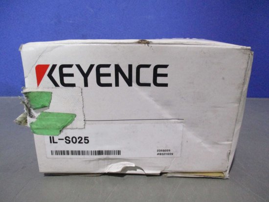 新古 KEYENCE LASER SENSOR IL-S025 レーザアプリセンサヘッド - growdesystem