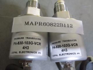 COPAL PRESSURE TRANSDUCER PA-830-103G-VCR2