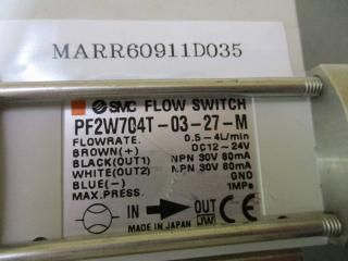 SMC PF2W704T-03-27-M digital flow sw, integ sensor, IFW/PFW FLOW SWITCH