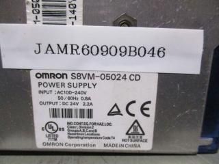 OMRON POWER SUPPLY S8VM-05024CD å󥰡ѥץ饤 AC 100-240V 0.8A DC 24V 2.2A