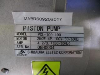 SHIBAURA PISTON PUMP PSL-100-100 250W