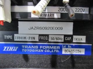 TOYOGIKEN TRANS FORMER TRH1K-21N CAP.1KVA Ѱ ȥ?