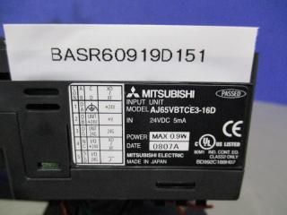  MITSUBISHI INPUT UNIT AJ65VBTCE3-16D ϥ˥å24VDC 5MA