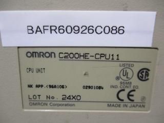 OMRON PROGRAMMABLE CONTROLLER SYSMAC C200HE-CPU11