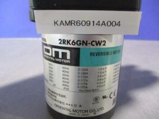  ORIENTAL MOTOR REVERSIBLE MOTOR 2RK6GN-CW2/2GN180K GEAR HEAD
