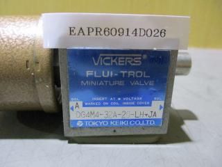 TOKYO KEIKI FLUI-TROL MINIATURE VALVE DG4M4-32A-20-LH-JA