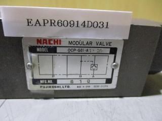  NACHI OCP-G01-A1-20 MODULAR VALVE