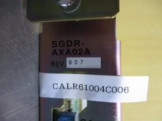  YASKAWA SGDR-ACA02A REV B / DF0200712-B0 