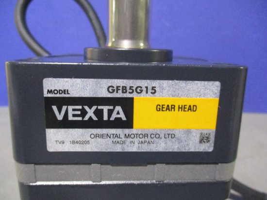 新古 ORIENTALMOTOR VEXTA BRUSHLESS DC MOTOR FBLM5120W-GFB /GEAD HEAD GFB5G15  - growdesystem