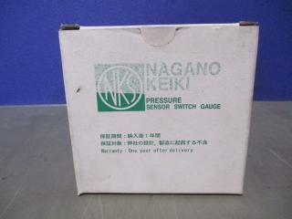   NAGANO KEIKI GV51-133  AU3/8B75 0.6MPa  SENSOR SWITCH GAUGE