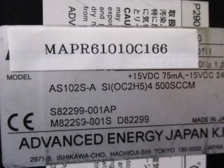  ADVANCED ENERGY  JAPAN AS102S-A  SI(OC2H5)4 500SCCM S82299-001AP