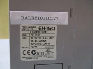  HITACHI PROGRAMMABLE CONTROLLER DC INPUT EH-150 EH-YT32