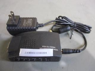  VIDEO CONVERTER VIDEO TO VGA VGAѴܥå DVD DVR VCR˥